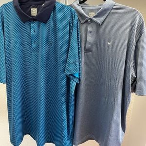 2X Callaway golf shirts: will sell both for $12